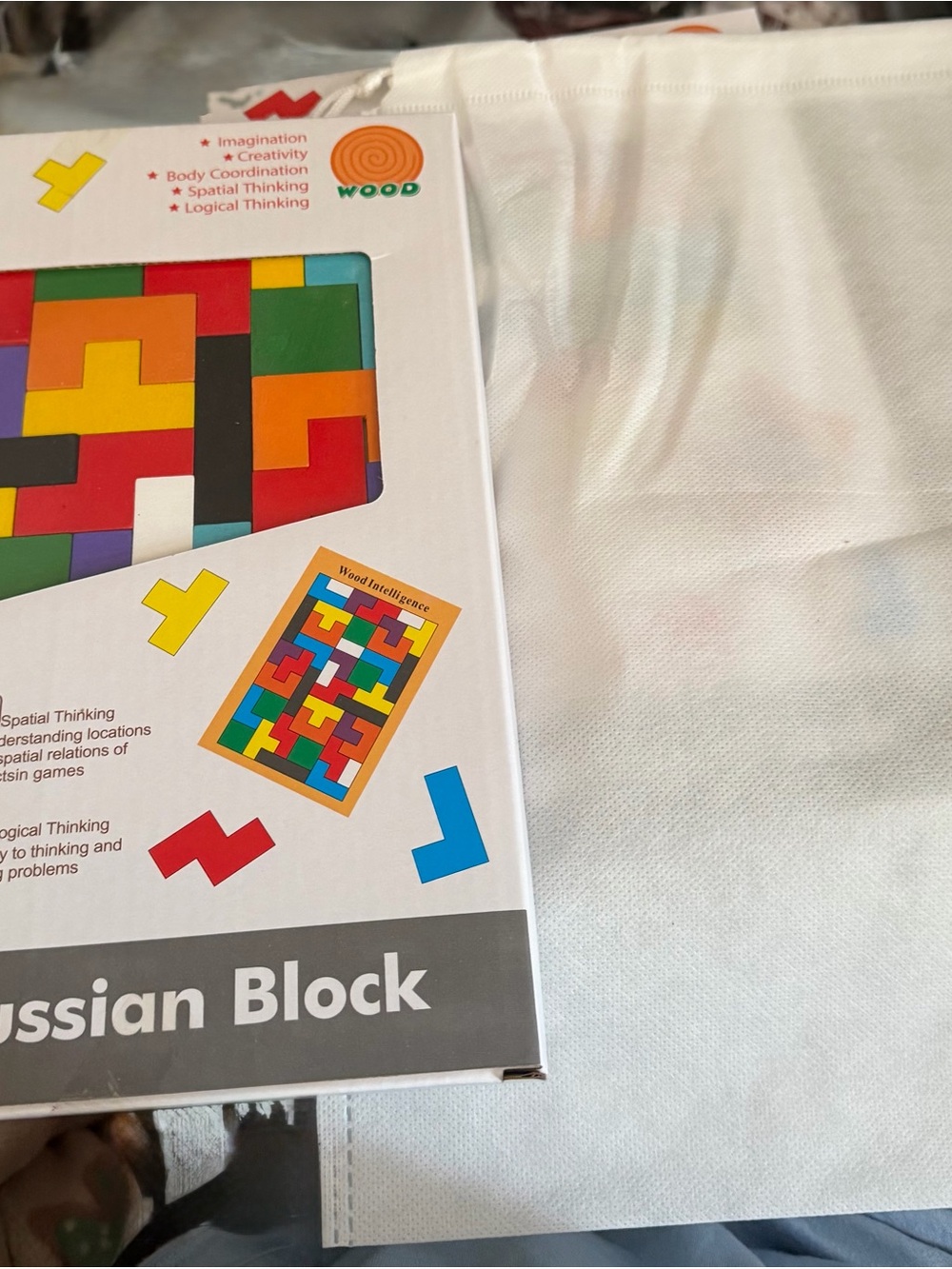 Wood Russian Block Puzzle - Multicolor Kids Puzzle Game